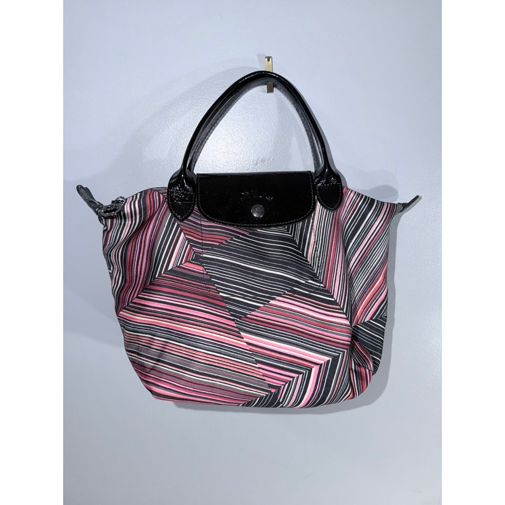 Longchamp limited Edition Le Pliage Op Art handbag